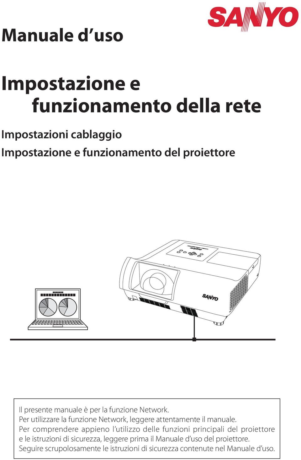 Per utilizzare la funzione Network, leggere attentamente il manuale.