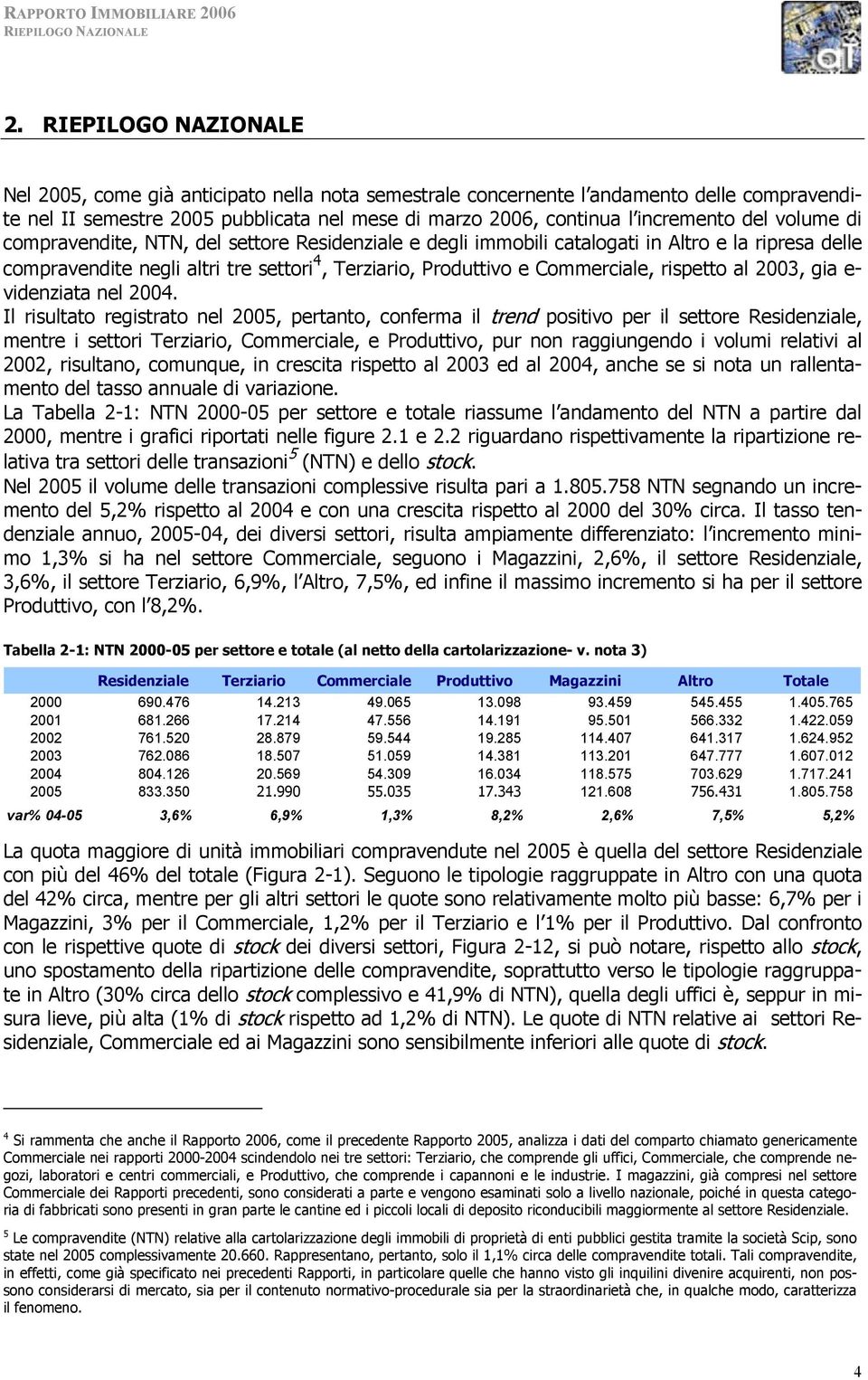 gia e- videnziata nel 2004.