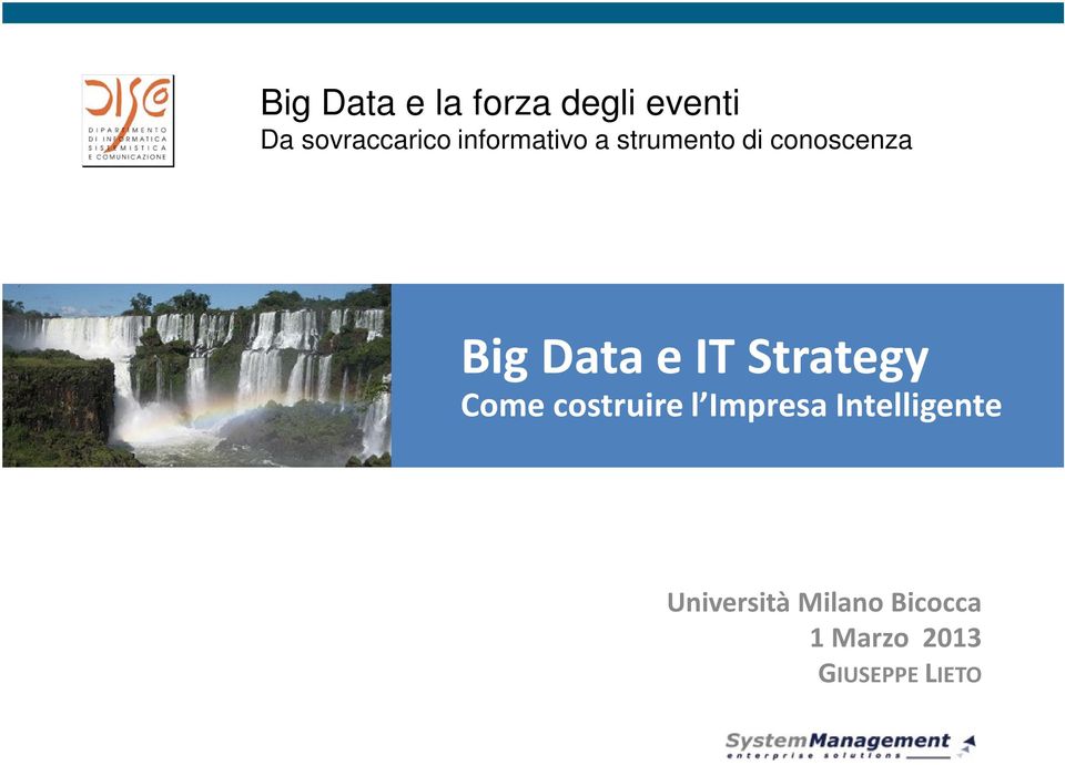 IT Strategy Come costruire l Impresa Intelligente