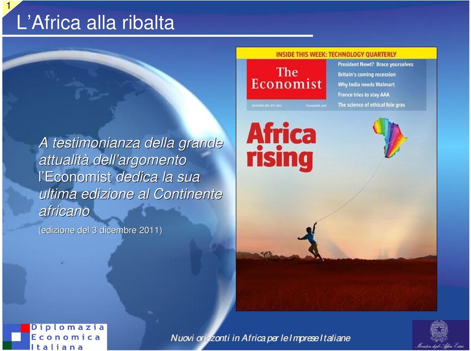 Economist dedica la sua ultima edizione al