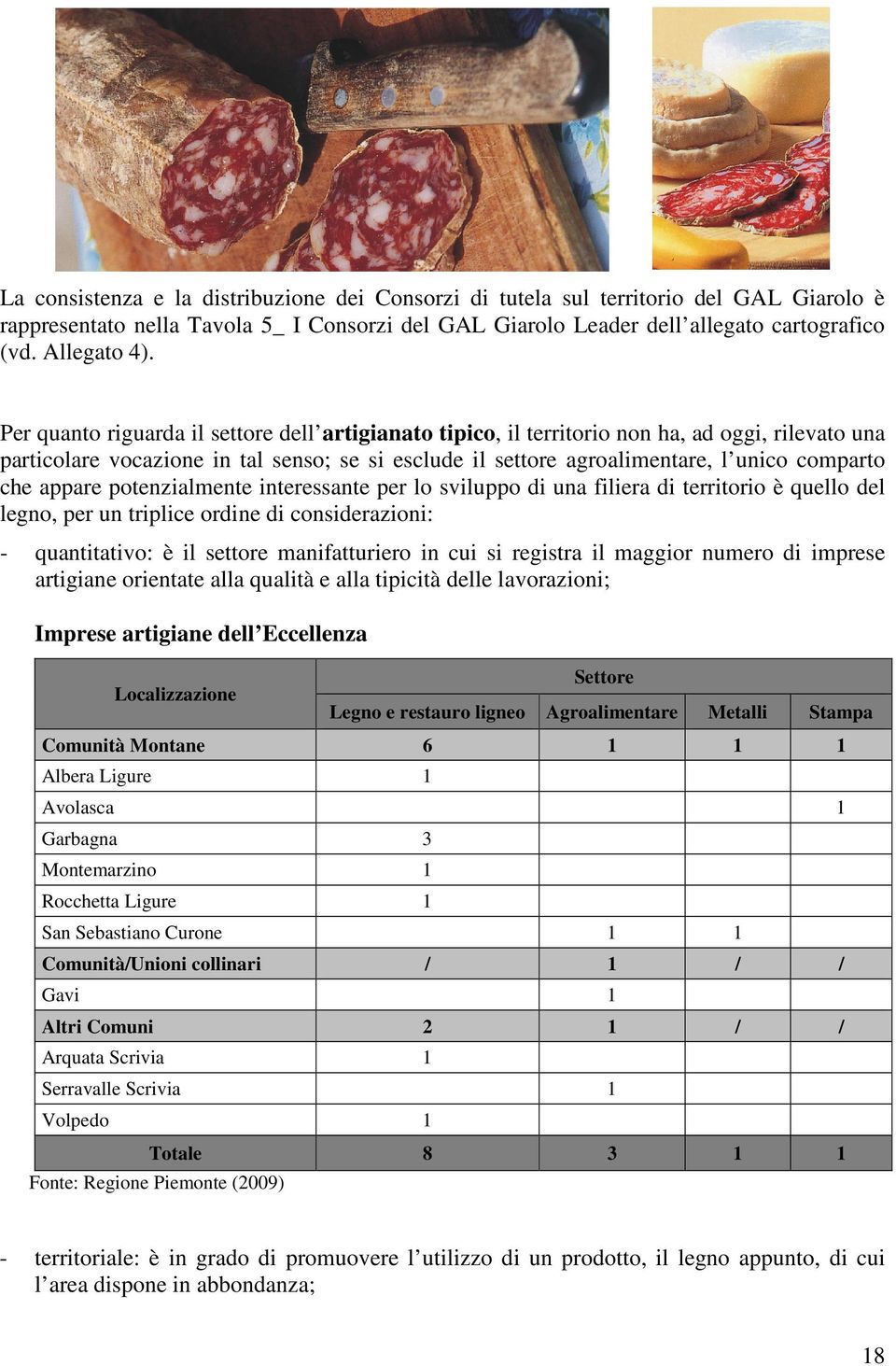 appare potenzialmente interessante per lo sviluppo di una filiera di territorio è quello del legno, per un triplice ordine di considerazioni: - quantitativo: è il settore manifatturiero in cui si