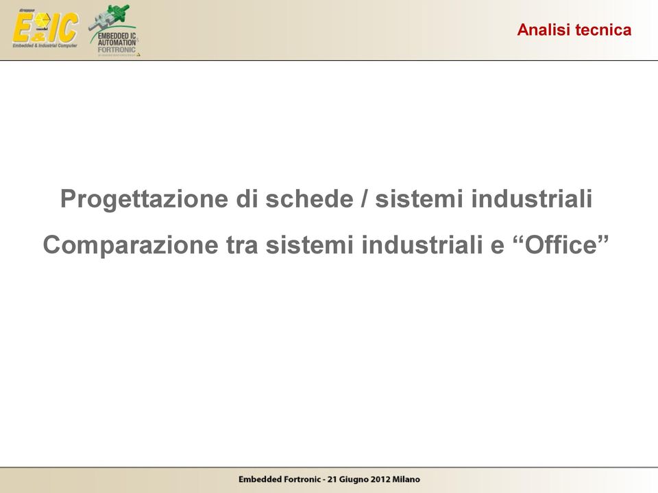 sistemi industriali