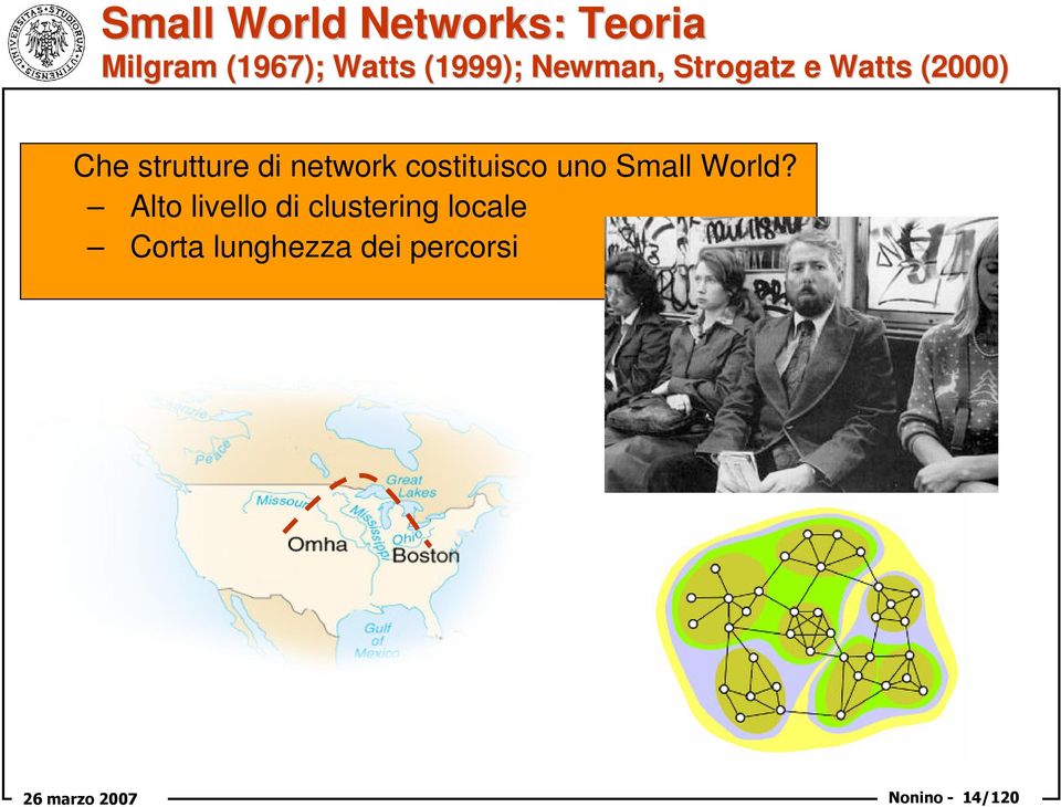 di network costituisco uno Small World?