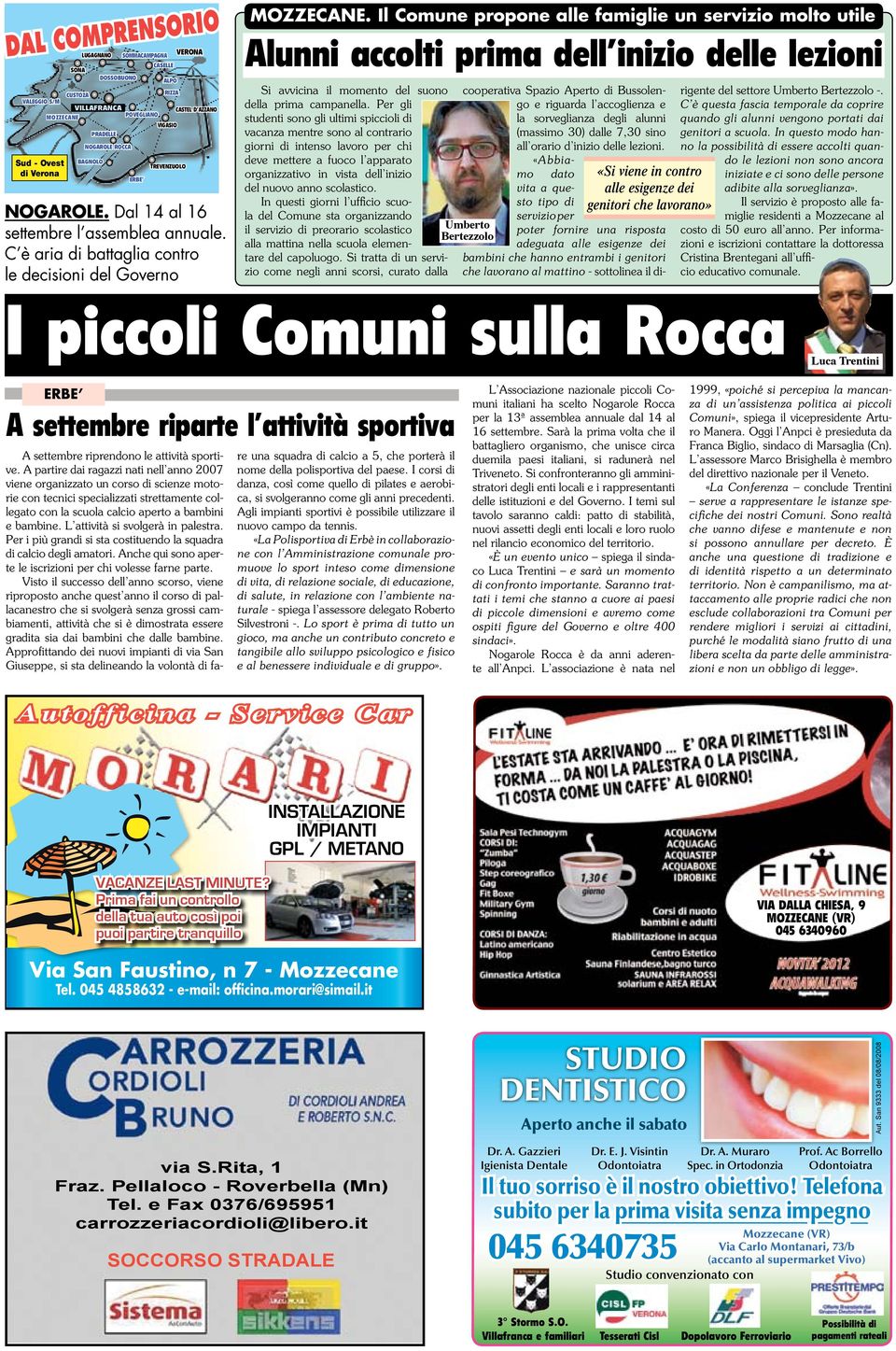 Il Comune propone alle famiglie un servizio molto utile Alunni accolti prima dell inizio delle lezioni Si avvicina il momento del suono della prima campanella.