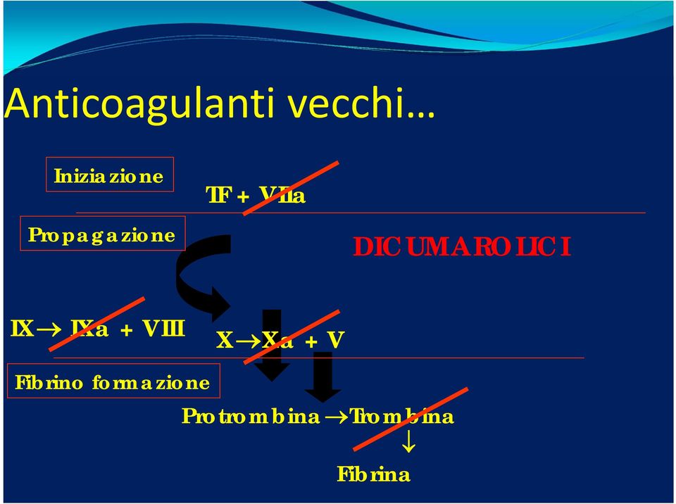 DICUMAROLICI IX IXa + VIII X Xa +