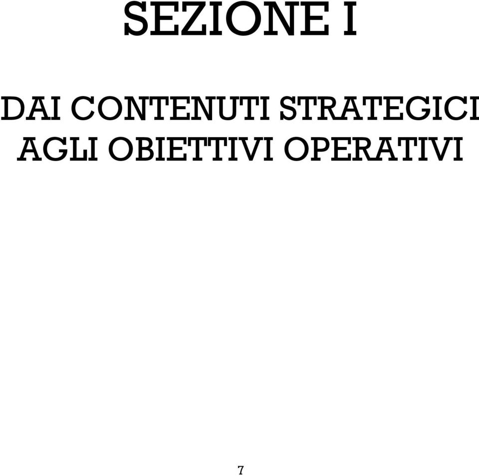 STRATEGICI AGLI