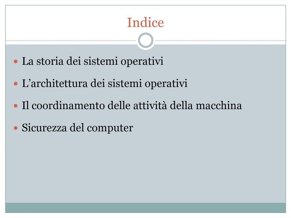 operativi Il coordinamento delle