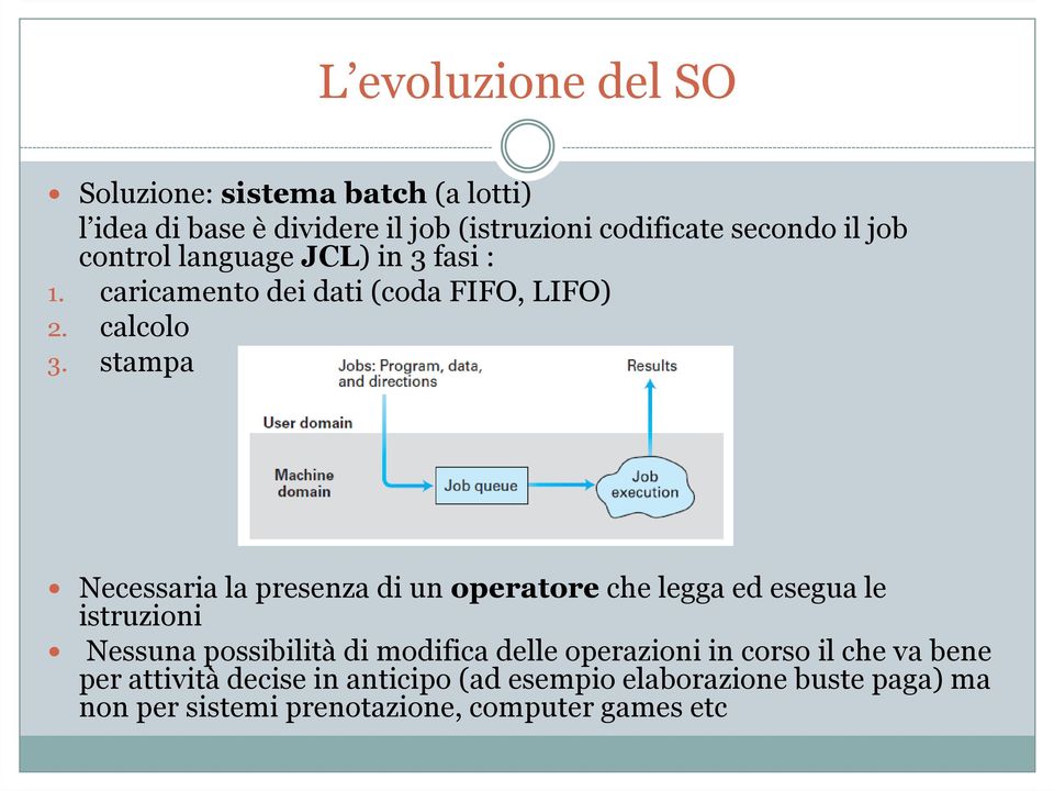 stampa Necessaria la presenza di un operatore che legga ed esegua le istruzioni Nessuna possibilità di modifica delle