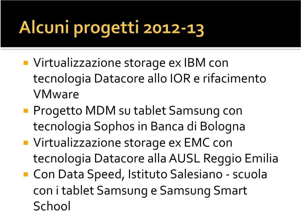 Virtualizzazione storage ex EMC con tecnologia Datacore alla AUSL Reggio Emilia