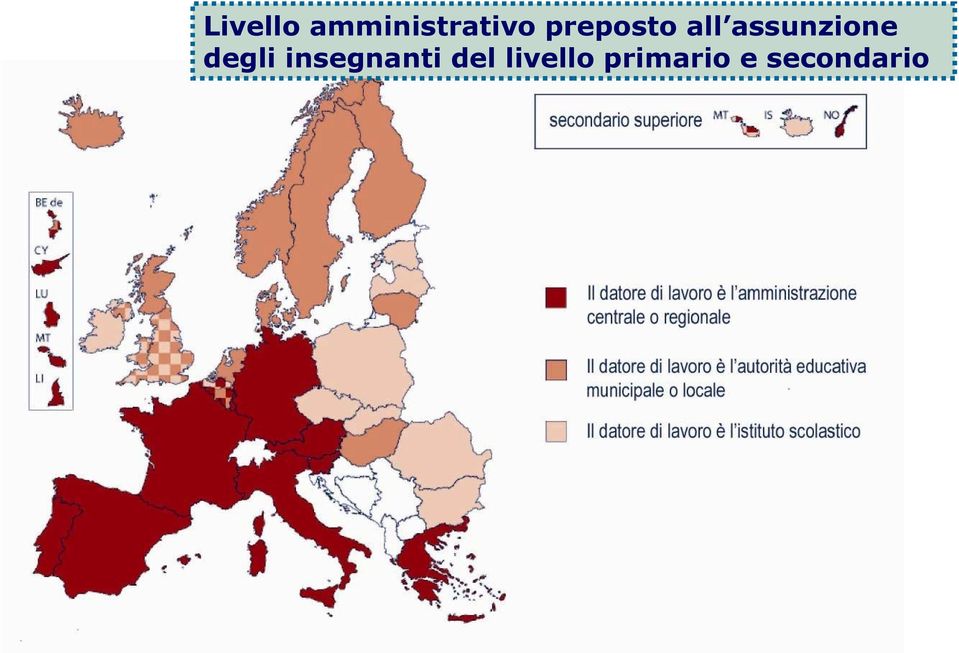 degli insegnanti del