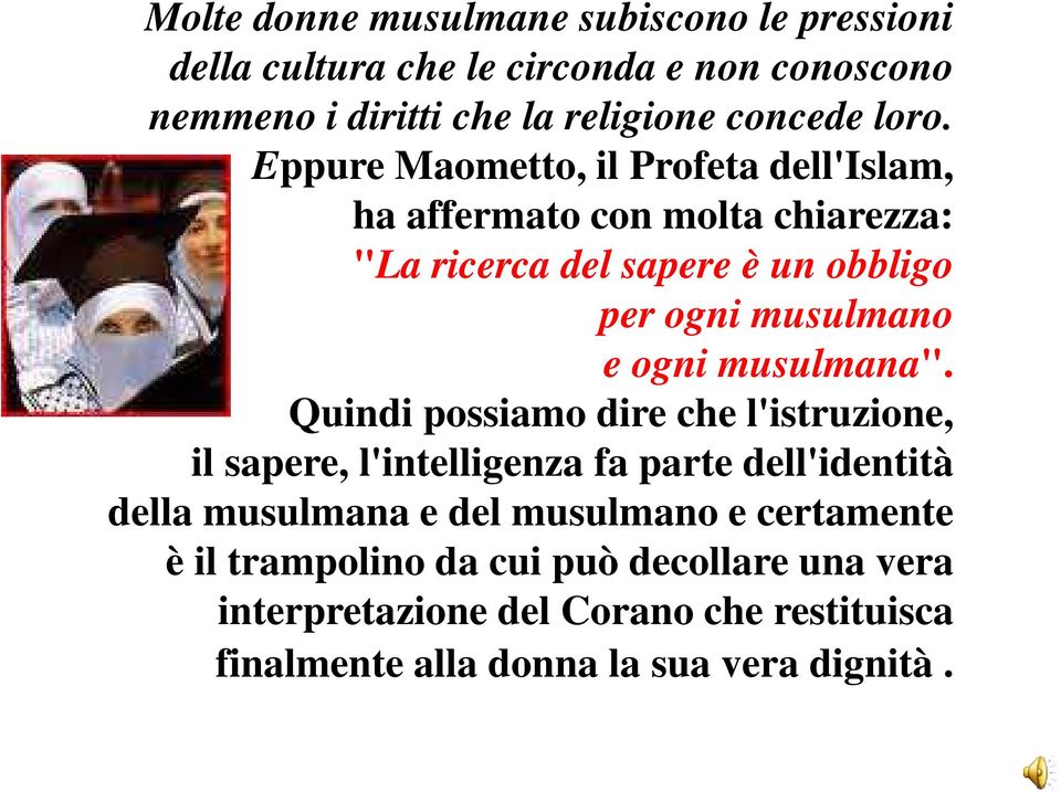 ogni musulmana".