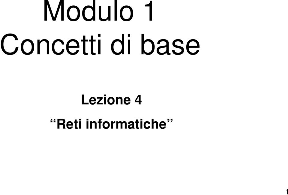 base Lezione