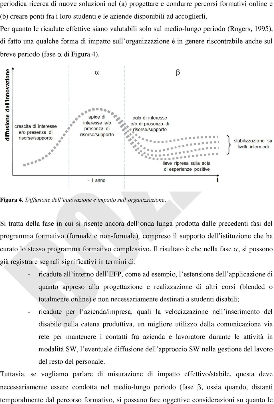 periodo (fase di Figura 4). Figura 4. Diffusione dell innovazione e impatto sull organizzazione.