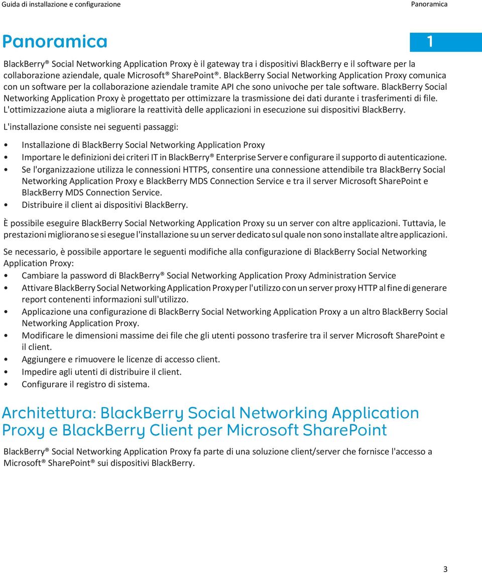 BlackBerry Social Networking Application Proxy è progettato per ottimizzare la trasmissione dei dati durante i trasferimenti di file.