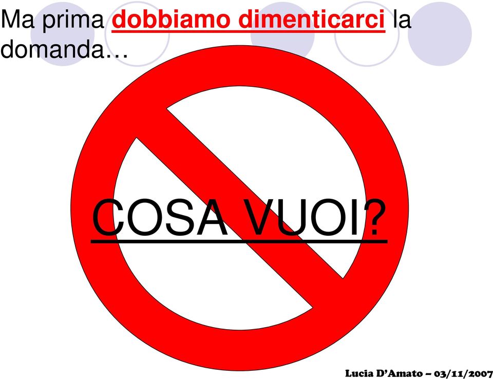 dimenticarci