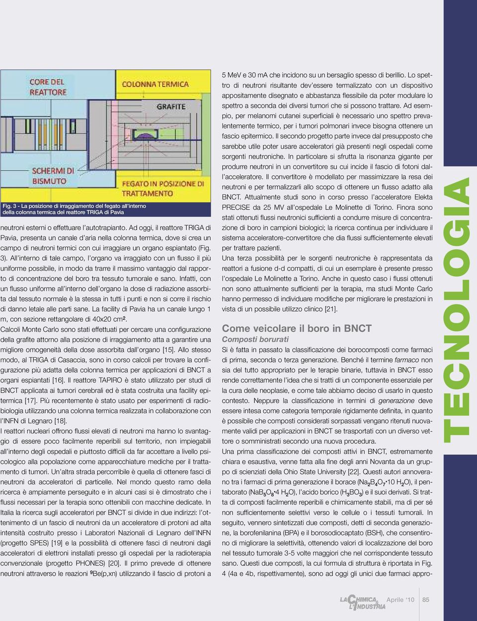 All interno di tale campo, l organo va irraggiato con un flusso il più uniforme possibile, in modo da trarre il massimo vantaggio dal rapporto di concentrazione del boro tra tessuto tumorale e sano.