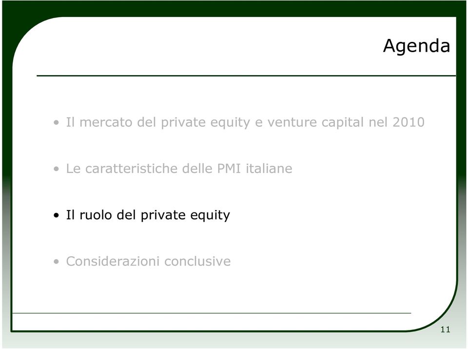 caratteristiche delle PMI italiane Il