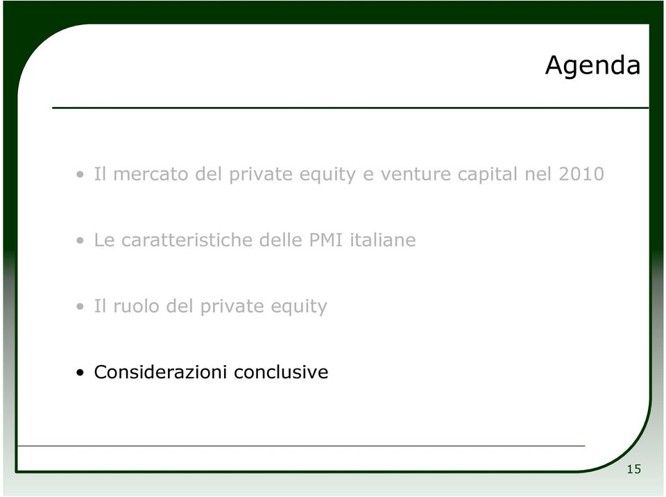 caratteristiche delle PMI italiane Il