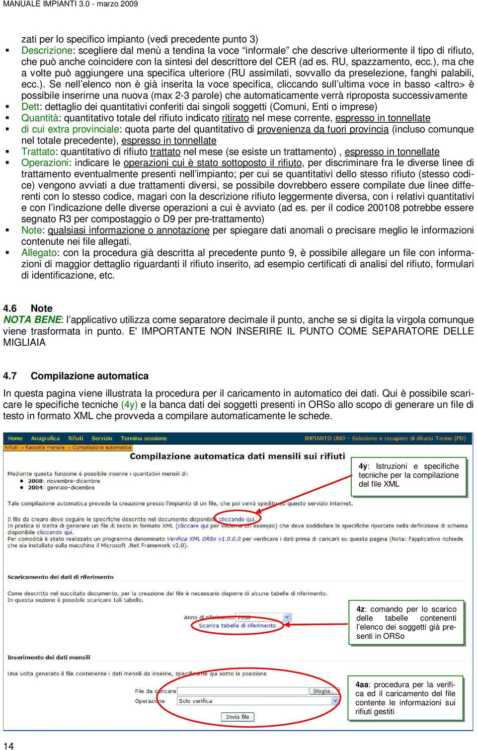 ma che a volte può aggiungere una specifica ulteriore (RU assimilati, sovvallo da preselezione, fanghi palabili, ecc.).