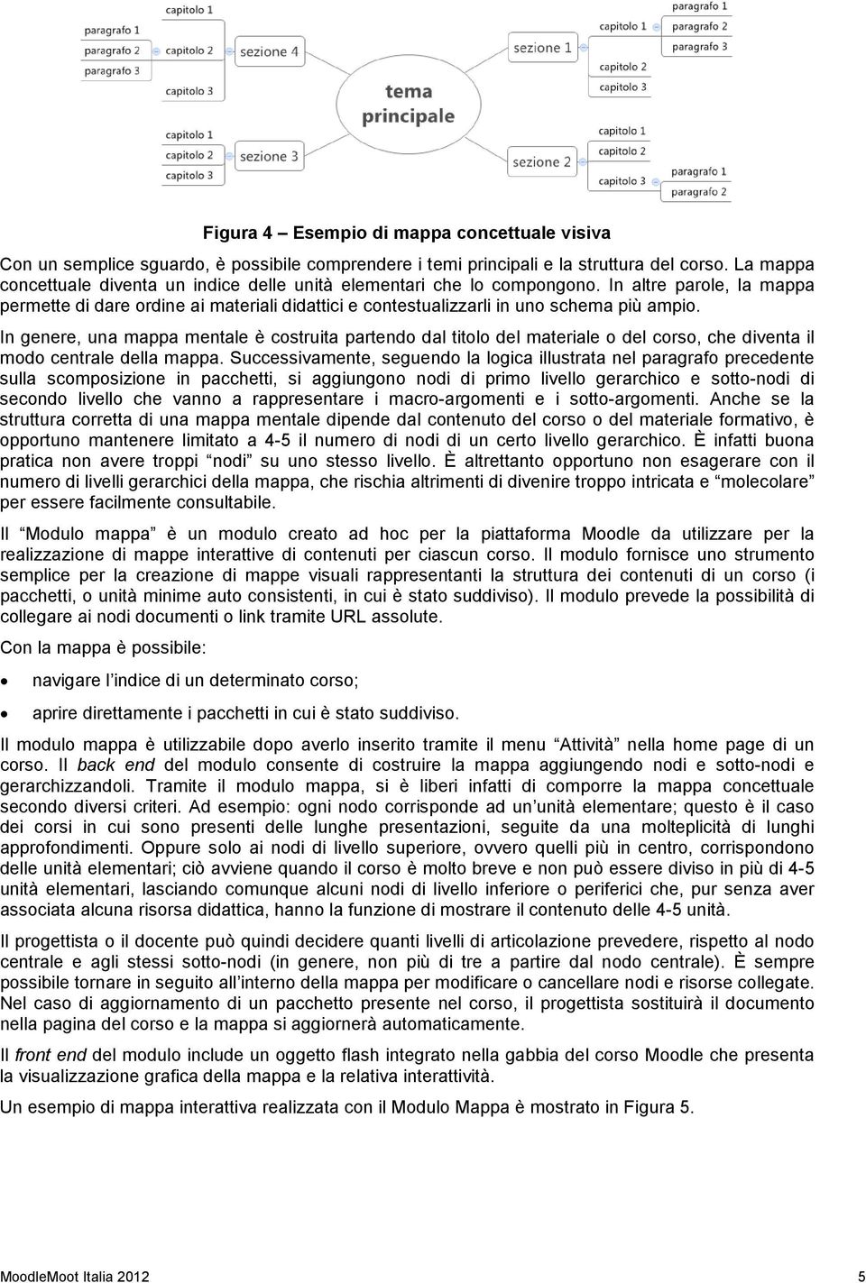 In genere, una mappa mentale è costruita partendo dal titolo del materiale o del corso, che diventa il modo centrale della mappa.