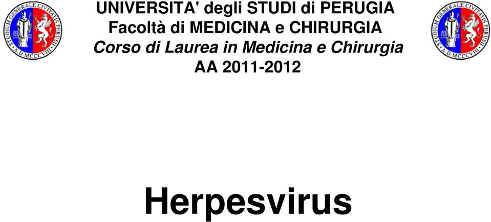 CHIRURGIA Corso di Laurea in