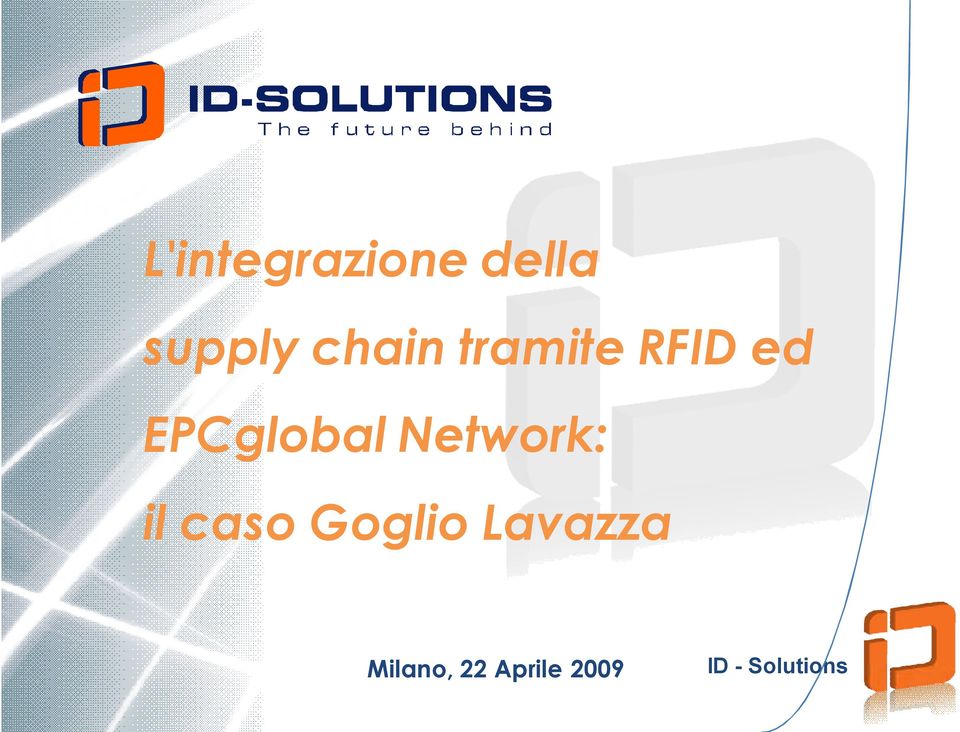 ed EPCglobal Network: il