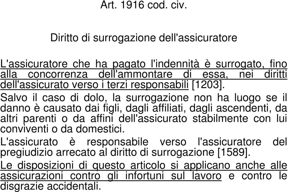 verso i terzi responsabili [1203].