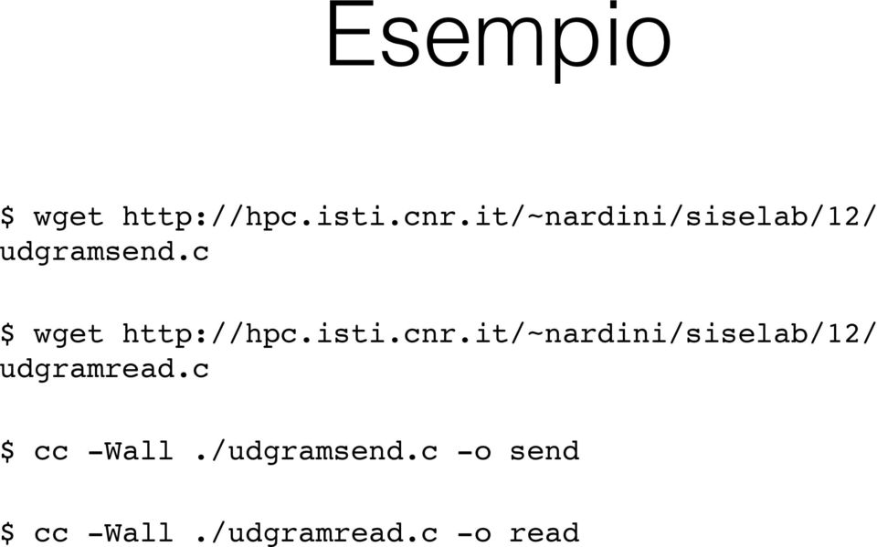 c $ wget http://hpc.isti.cnr.