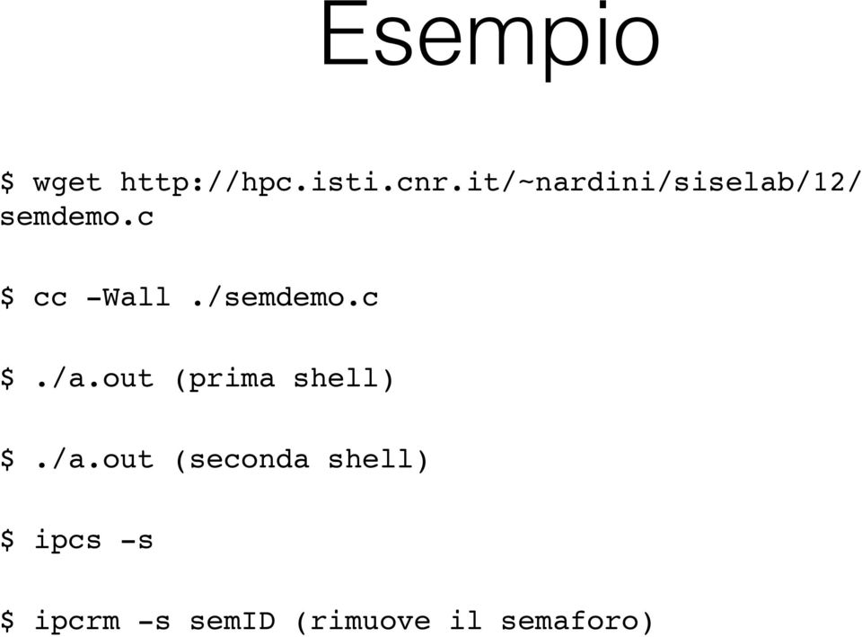 /semdemo.c $./a.