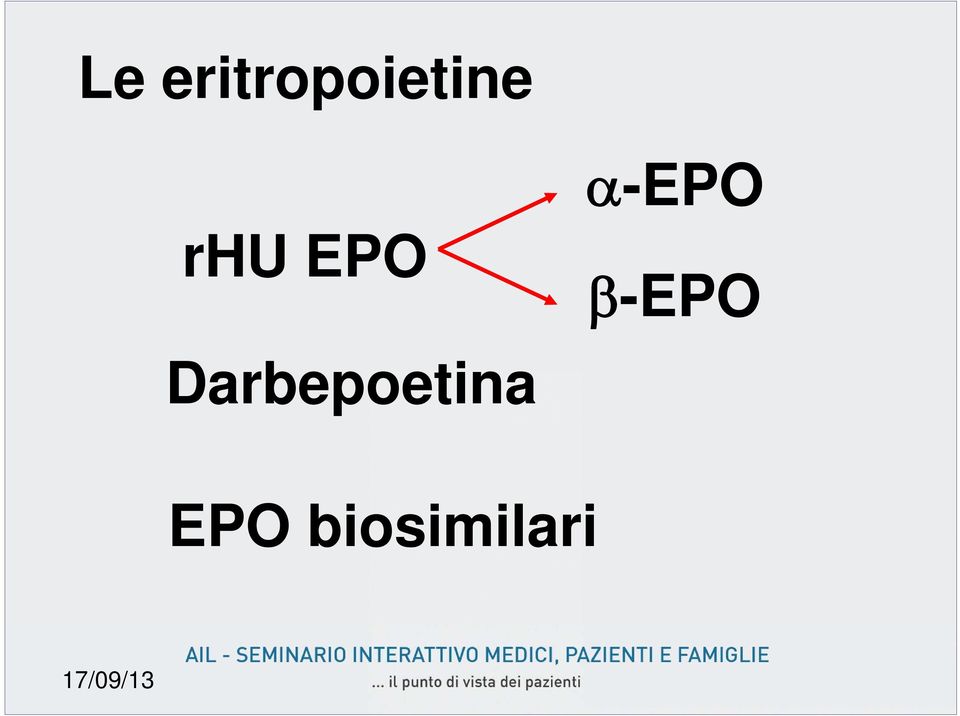 -EPO rhu EPO