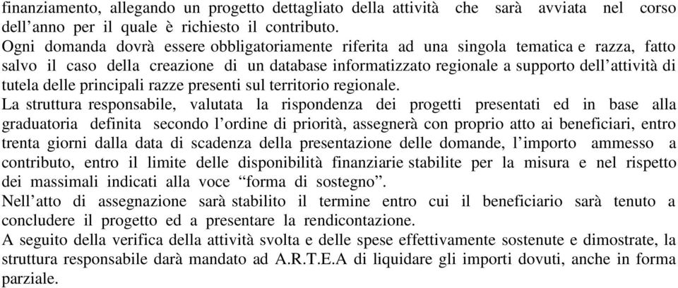 delle principali razze presenti sul territorio regionale.