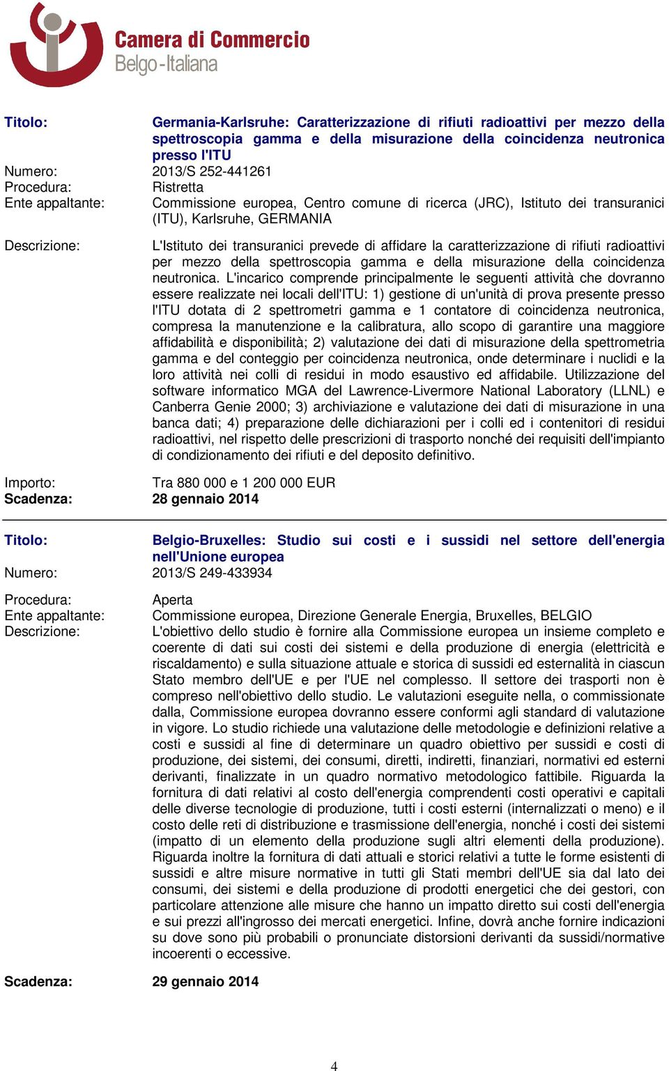 della spettroscopia gamma e della misurazione della coincidenza neutronica.