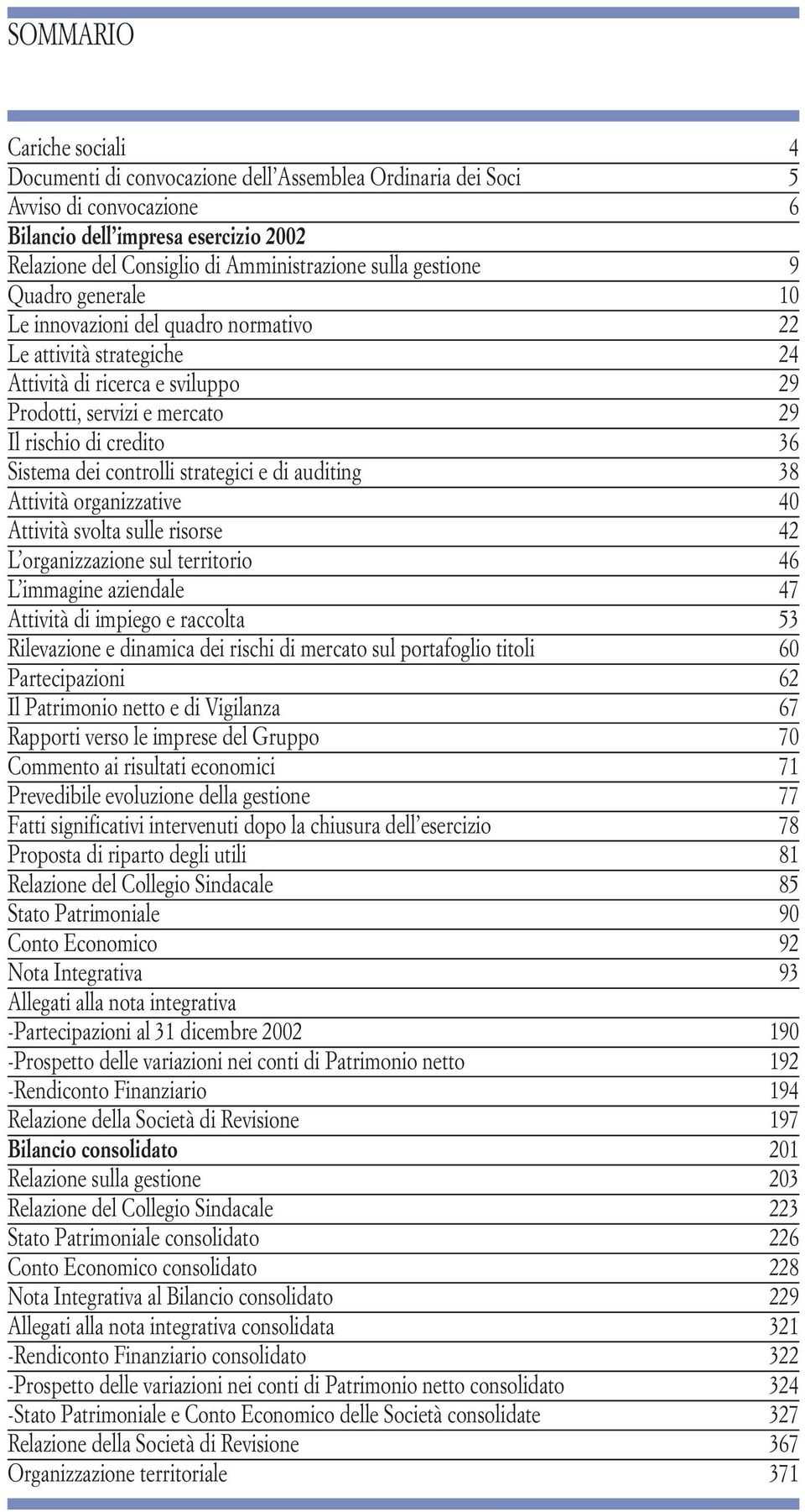 controlli strategici e di auditing 38 Attività organizzative 40 Attività svolta sulle risorse 42 L organizzazione sul territorio 46 L immagine aziendale 47 Attività di impiego e raccolta 53