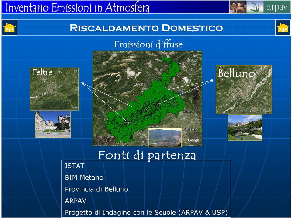 di Belluno ARPAV Progetto di