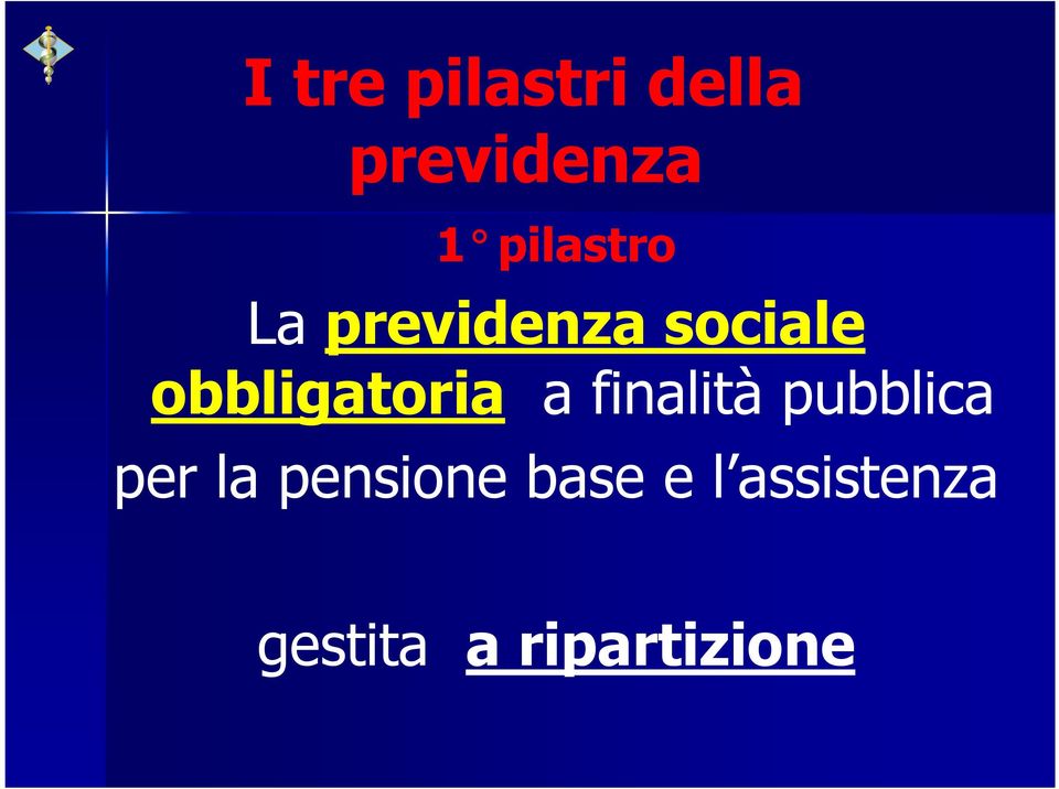 obbligatoria a finalità pubblica per