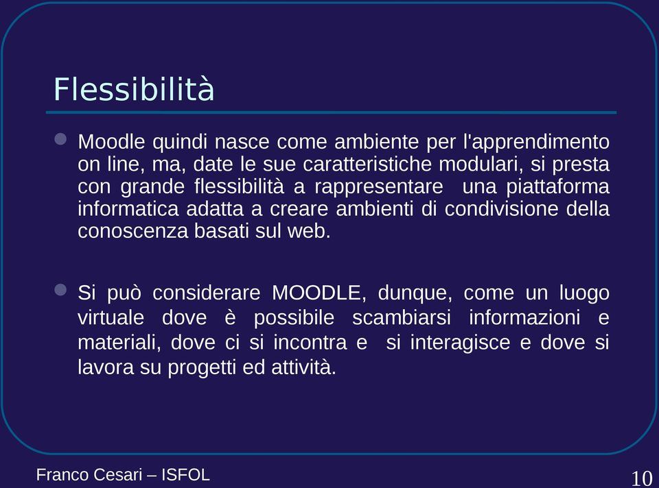 condivisione della conoscenza basati sul web.