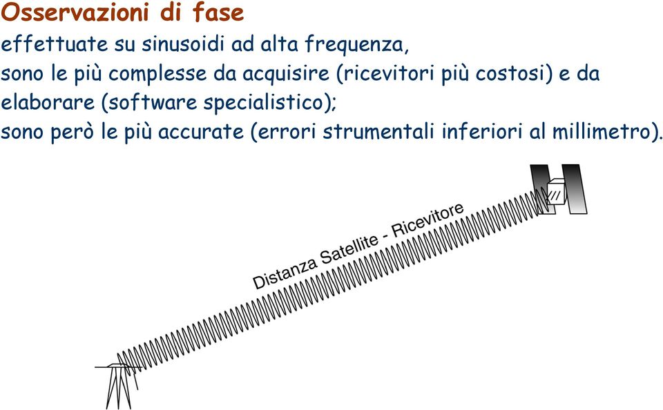 più costosi) e da elaborare (software specialistico); sono