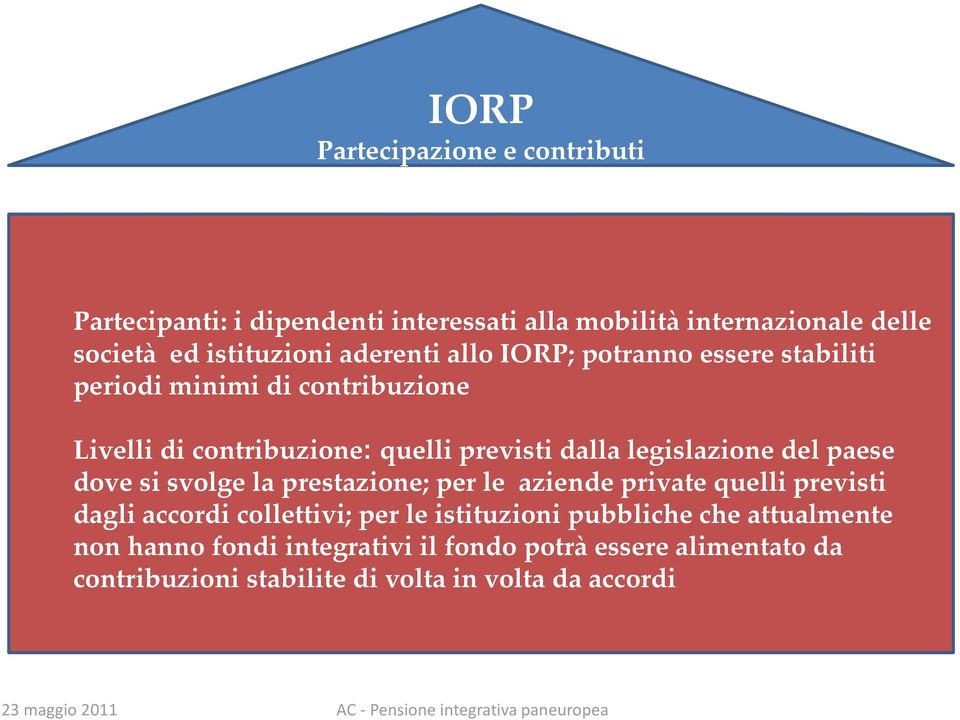 legislazione del paese dove si svolge la prestazione; per le aziende private quelli previsti dagli accordi collettivi; per le