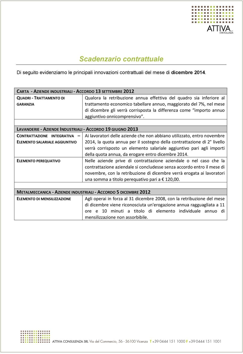 maggiorato del 7%, nel mese di dicembre gli verrà corrisposta la differenza come importo annuo aggiuntivo onnicomprensivo.