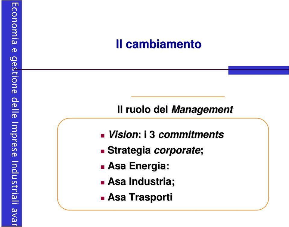 commitments Strategia