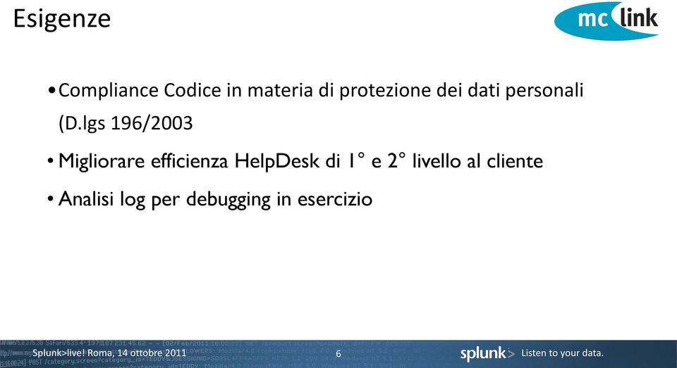 lgs 196/2003 Migliorare efficienza HelpDesk di