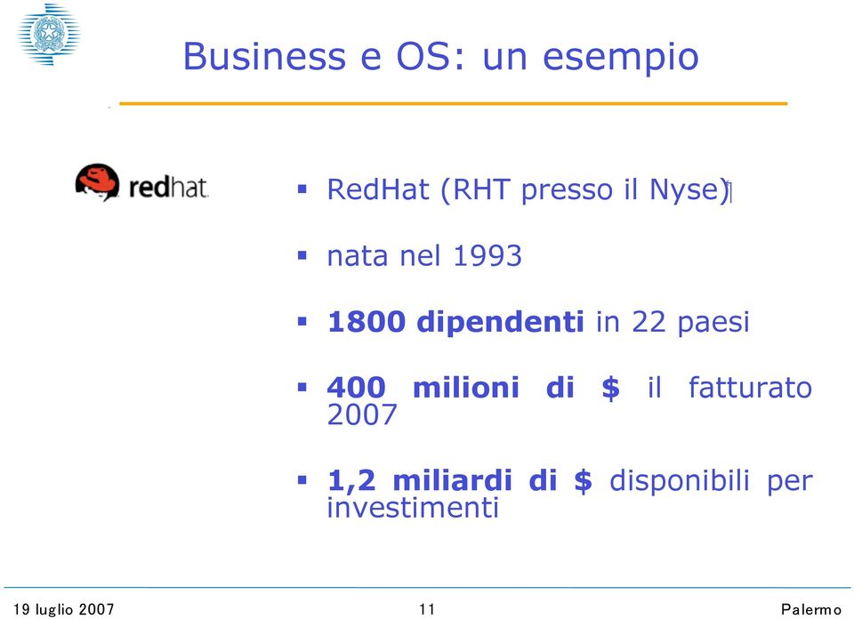 22 paesi 400 milioni di $ il fatturato 2007