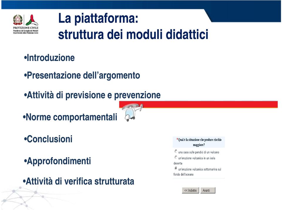 previsione e prevenzione Norme comportamentali