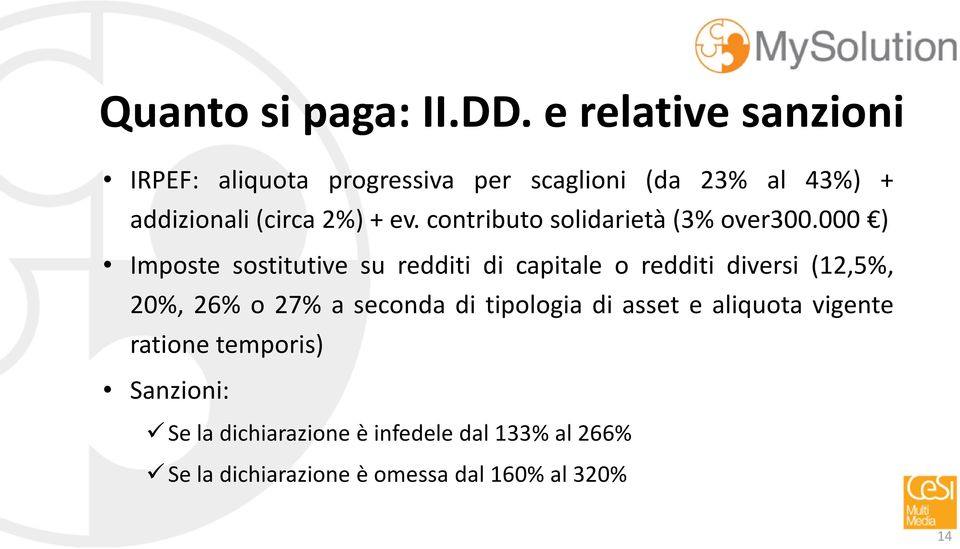 ev. contributo solidarietà(3% over300.