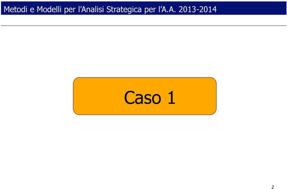 Strategica per l