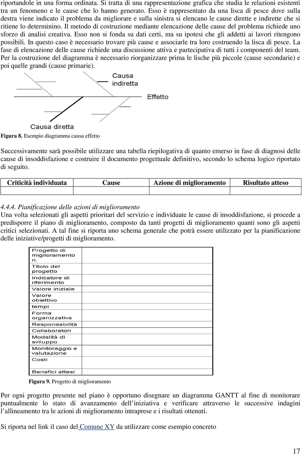 Il metodo di costruzione mediante elencazione delle cause del problema richiede uno sforzo di analisi creativa.