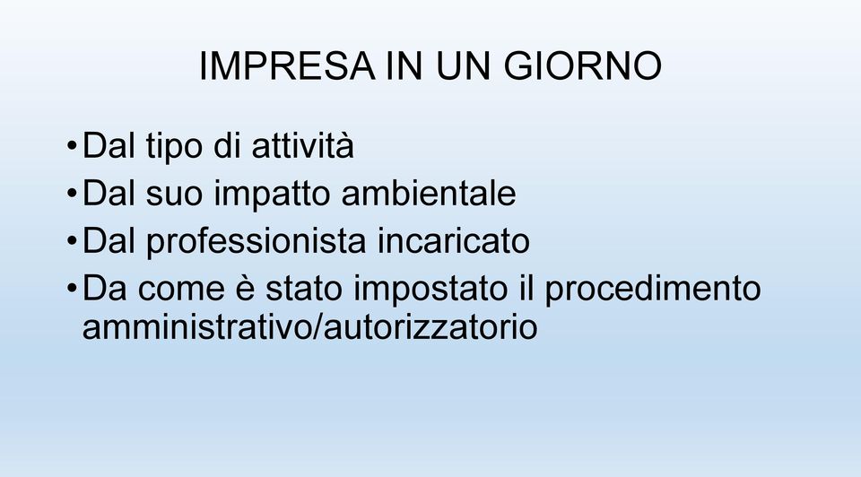 professionista incaricato Da come è stato