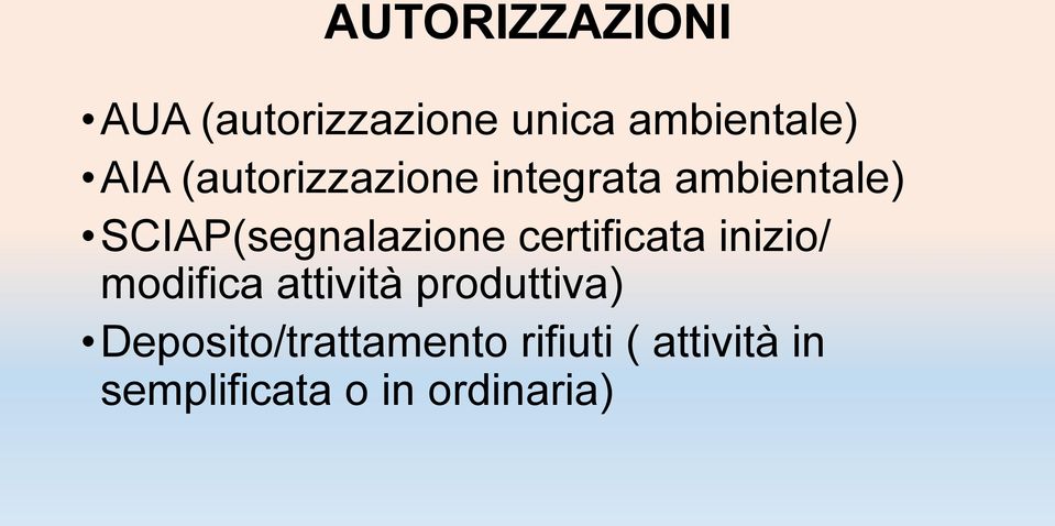 certificata inizio/ modifica attività produttiva)