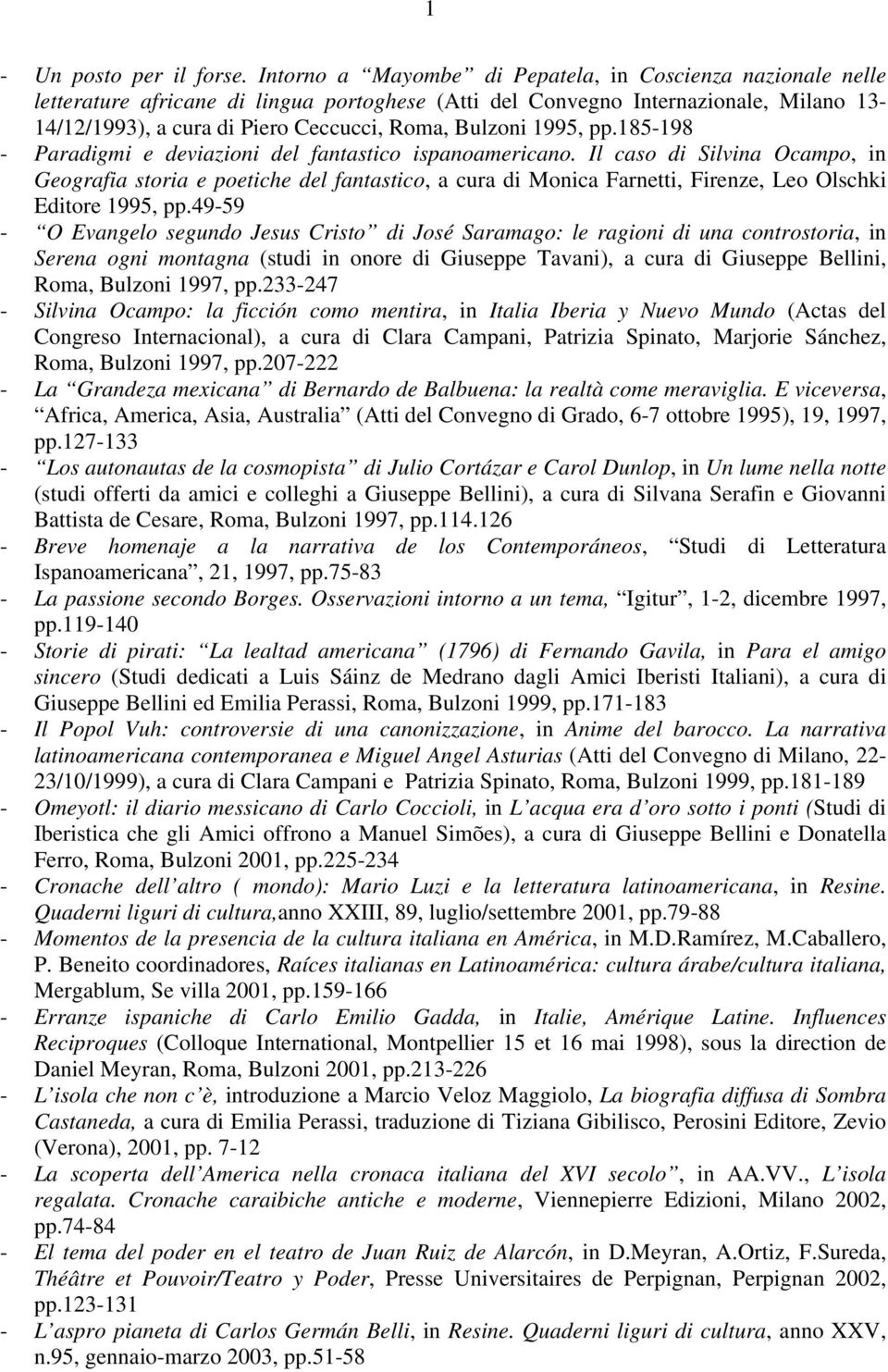 1995, pp.185-198 - Paradigmi e deviazioni del fantastico ispanoamericano.