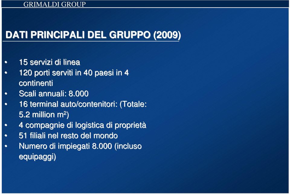 000 16 terminal auto/contenitori contenitori: : (Totale( Totale: 5.